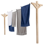 Étendoir à linge extérieur MADERA capacité 12 m en bois