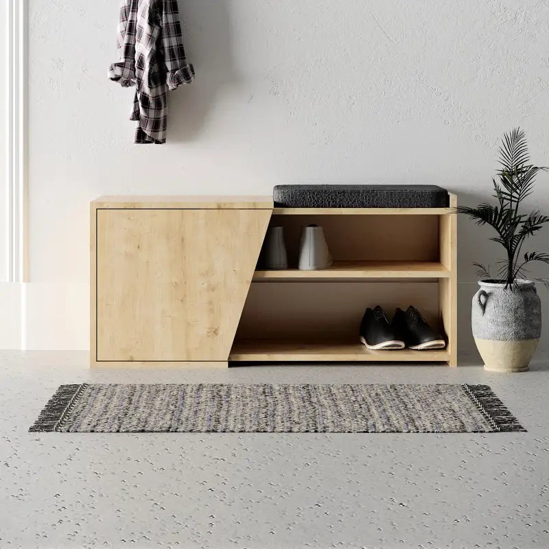 Meuble à chaussures Fiona avec banc, largeur 104 cm