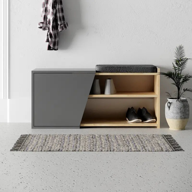 Meuble à chaussures Fiona avec banc, largeur 104 cm