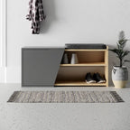 Meuble à chaussures Fiona avec banc, largeur 104 cm