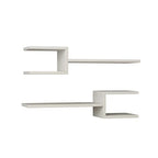 Lot d'étagères flottantes modernes Fork 18,2 cm de profondeur