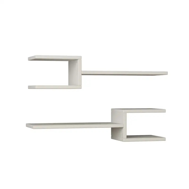 Lot d'étagères flottantes modernes Fork 18,2 cm de profondeur