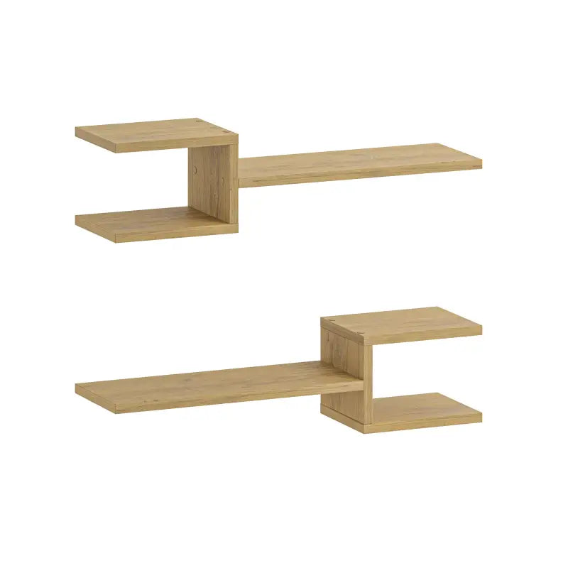 Lot d'étagères flottantes modernes Fork 18,2 cm de profondeur