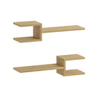 Lot d'étagères flottantes modernes Fork 18,2 cm de profondeur