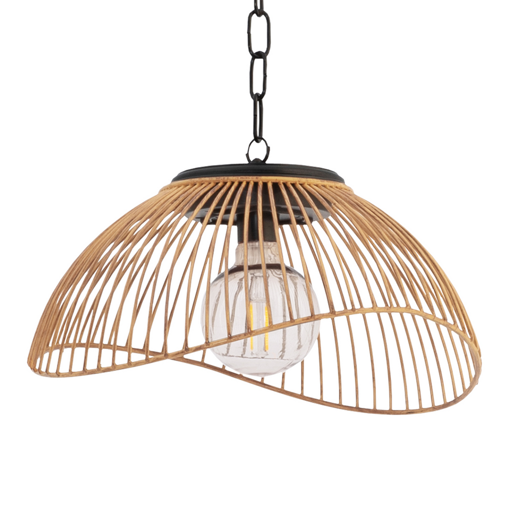 Lampe solaire d'extérieur à suspendre SYDNEY en métal effet rotin