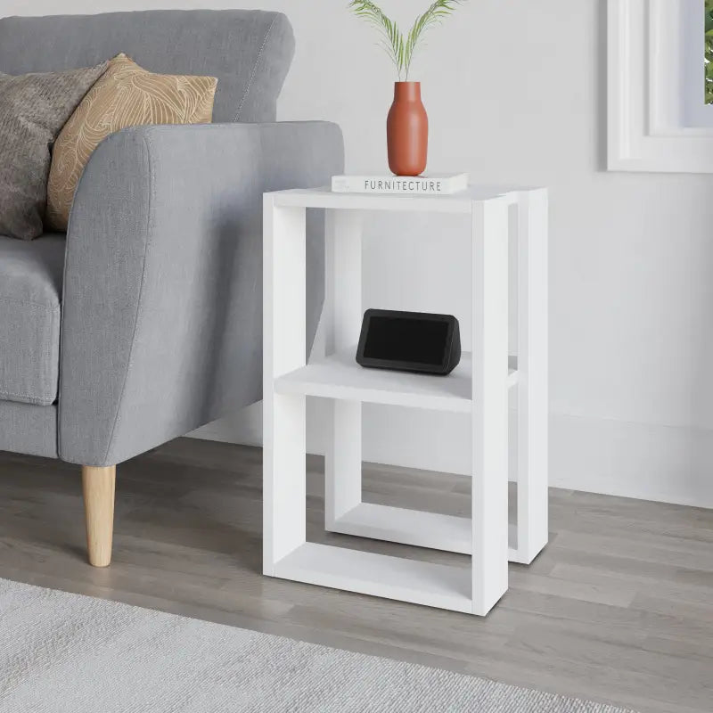 Lonie - Table de chevet moderne, meuble de chambre, largeur 34 cm