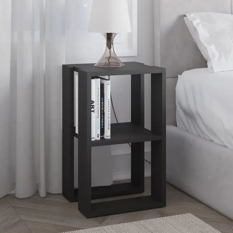 Lonie - Table de chevet moderne, meuble de chambre, largeur 34 cm