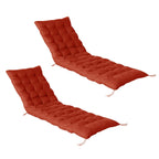 Lot de 2 coussins universels de transat ADAM 180 cm terracotta