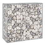 Lot de 2 gabions pour pierres 100 x 30 x 80 cm
