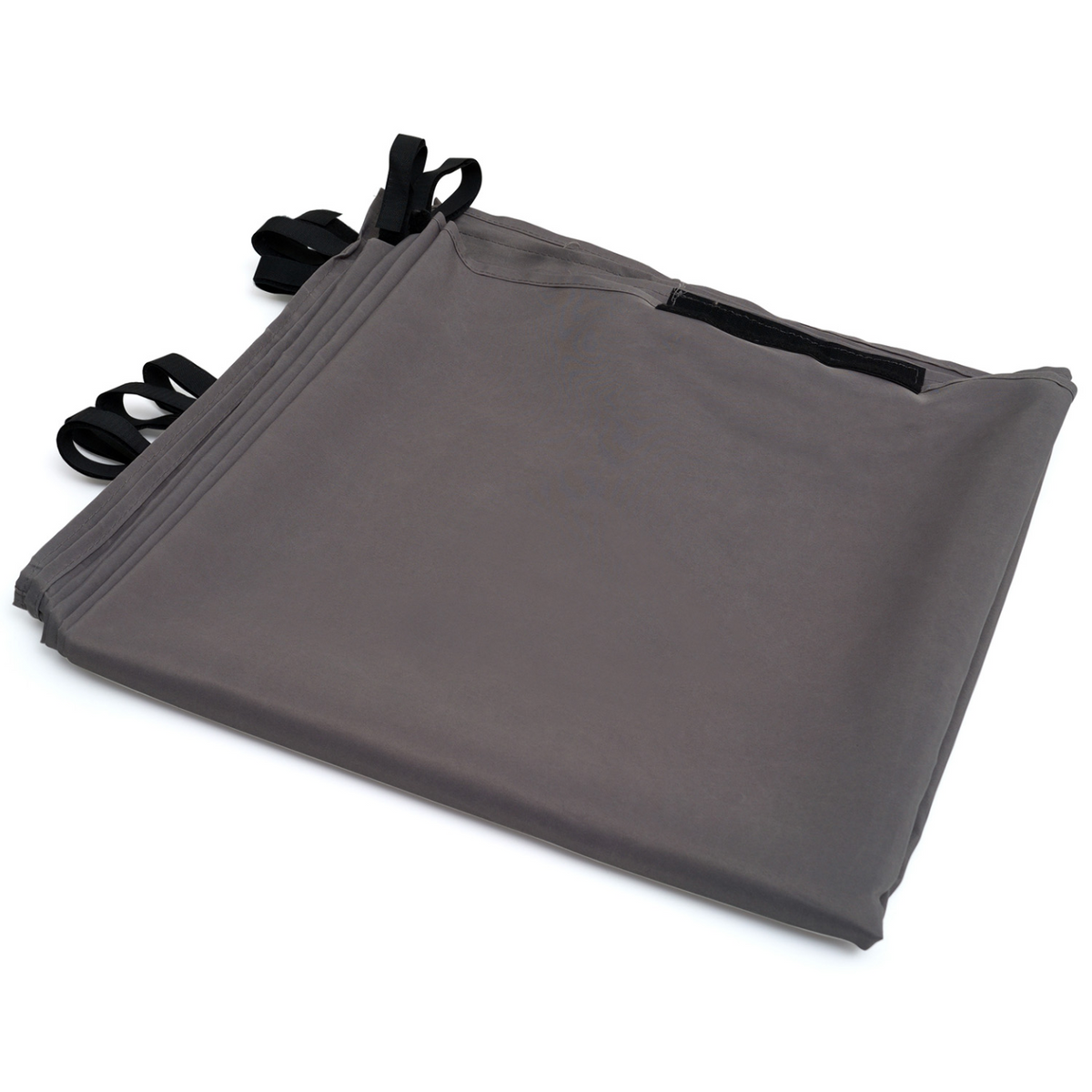 Lot de 2 rideaux pour pergola 3 et 4 m, panneaux latéraux gris avec fermeture éclair