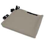 Lot de 2 rideaux pour pergola taupe 3 et 4 m, panneaux muraux avec fermeture éclair