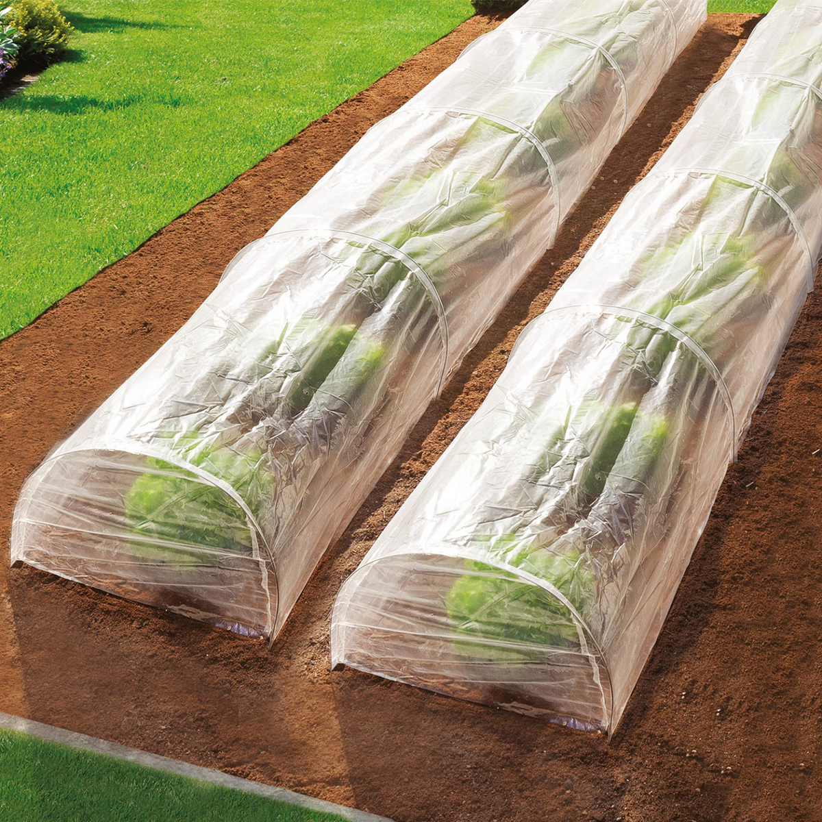 Lot de 2 tunnels de forçage accordéon 4 m