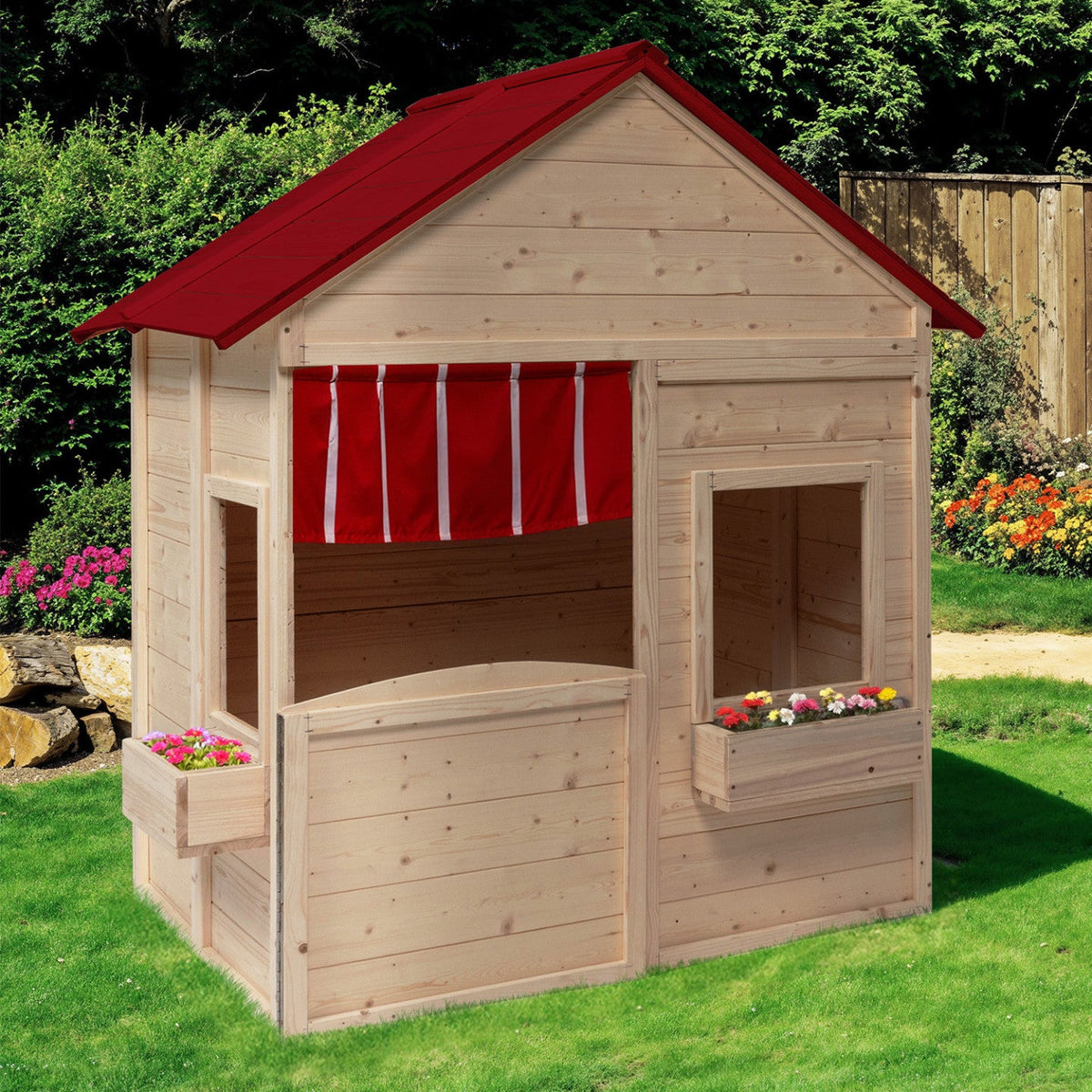 Maisonnette pour enfants en bois ADVENTURE, cabane de jeux extérieure