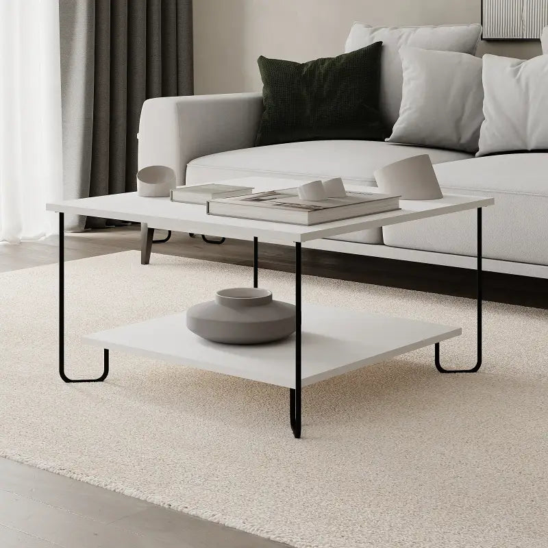 Table basse moderne multifonctionnelle Marbo H 45cm