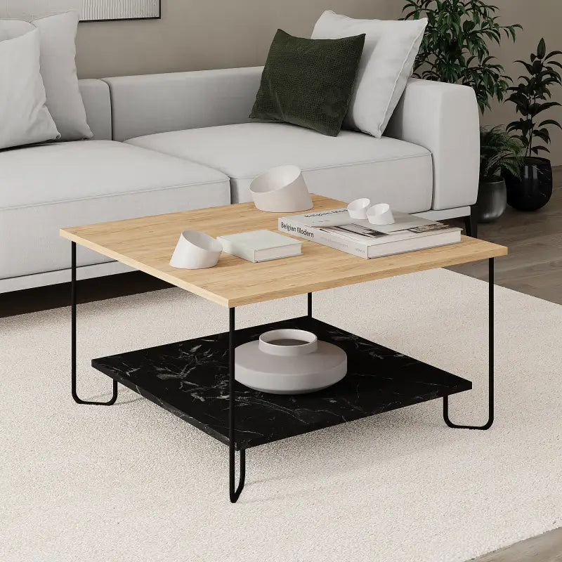 Table basse moderne multifonctionnelle Marbo H 45cm