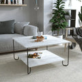 Table basse moderne multifonctionnelle Marbo H 45cm