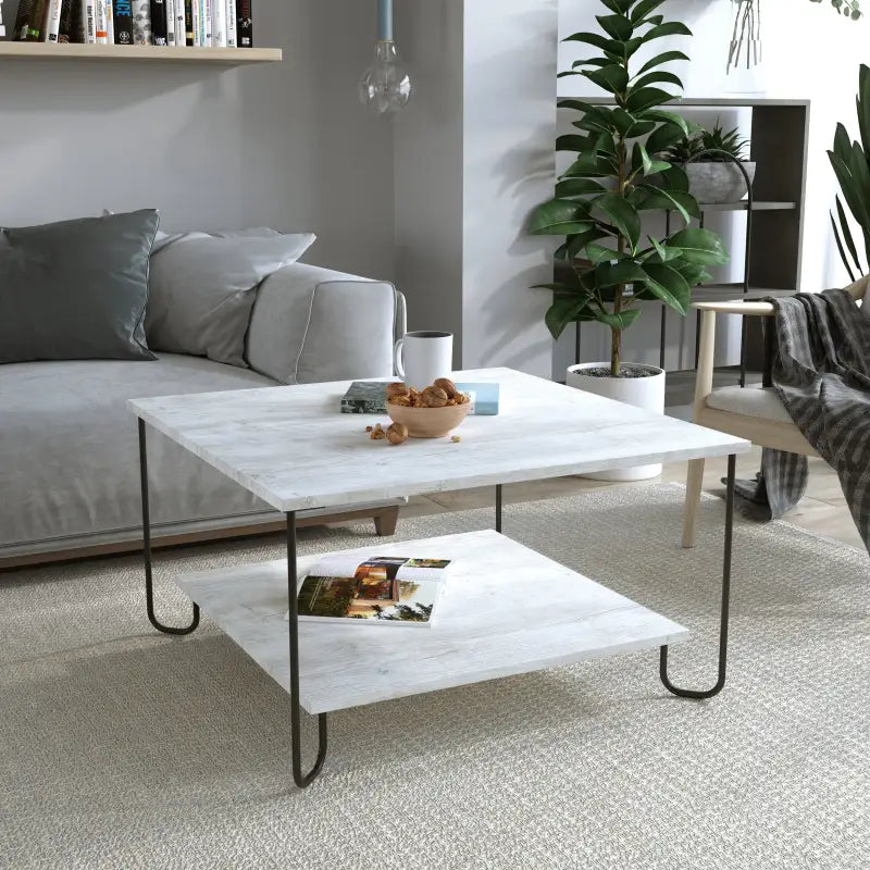 Table basse moderne multifonctionnelle Marbo H 45cm