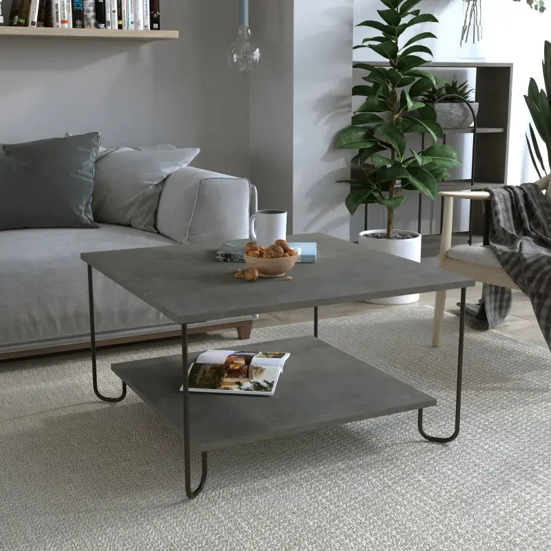 Table basse moderne multifonctionnelle Marbo H 45cm