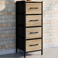 Meuble d'appoint 4 tiroirs UTAH 30 cm chiffonnier, meuble de rangement design industriel