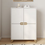 Meuble de rangement 4 portes scandinave blanc HELSINKI
