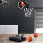 Panier de basket sur pied réglable en hauteur de 140 à 210 cm
