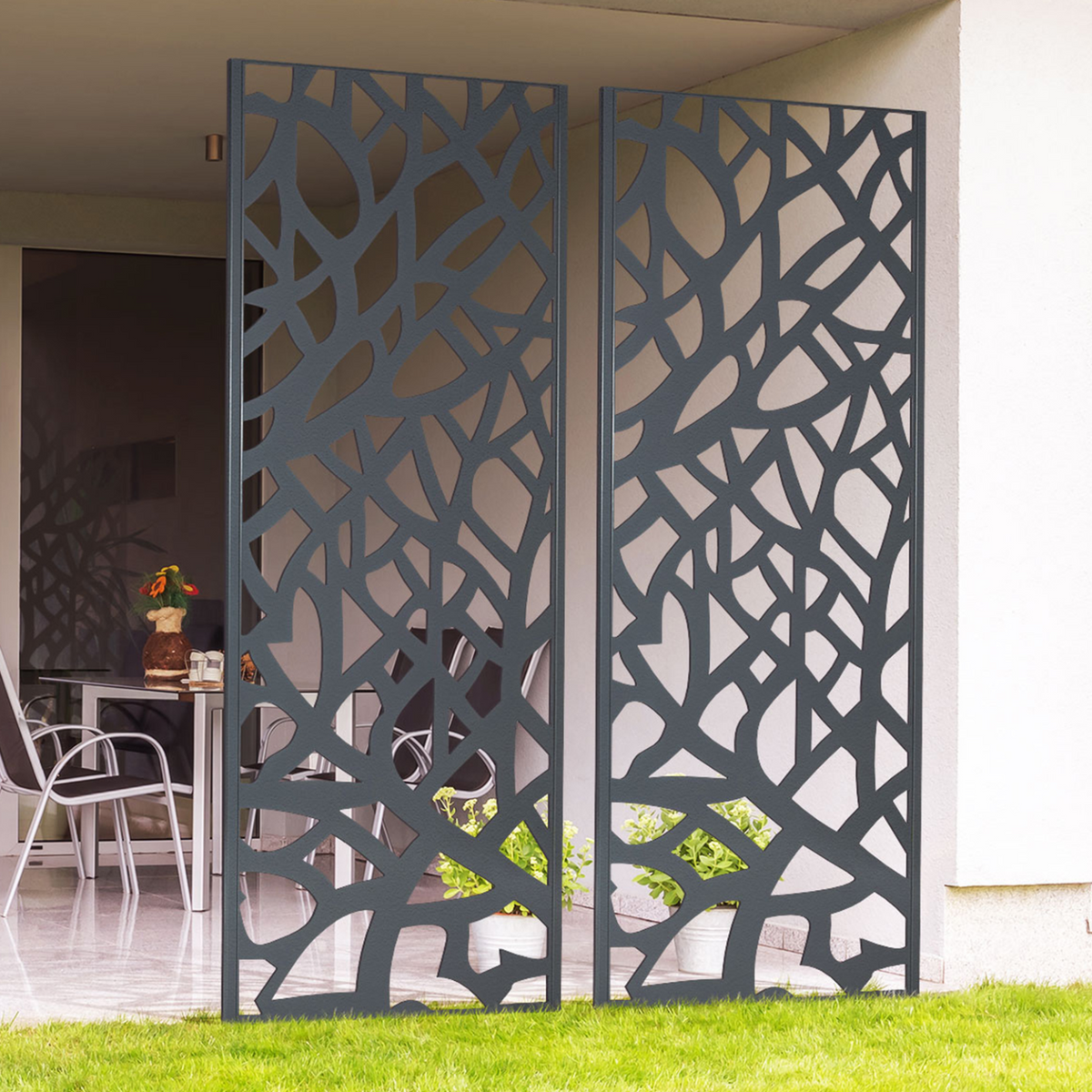Panneau décoratif universel 150 x 50 cm USAK gris