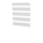 Store enrouleur jour nuit 60 x 120 cm blanc