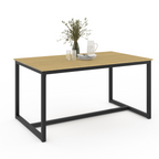 Table à manger rectangulaire DETROIT 8 personnes design industriel 150 cm
