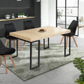 Table console extensible TORONTO 6 personnes 140 cm design industriel
