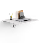 Table murale rabattable EXPRESS 2 personnes blanc L. 70 cm