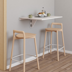 Table murale rabattable EXPRESS 2 personnes blanc L. 70 cm