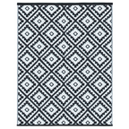 Tapis d'extérieur BAHAMAS noir 270 x 470 cm