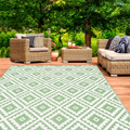 Tapis d'extérieur BAHAMAS vert sauge 180 x 280 CM