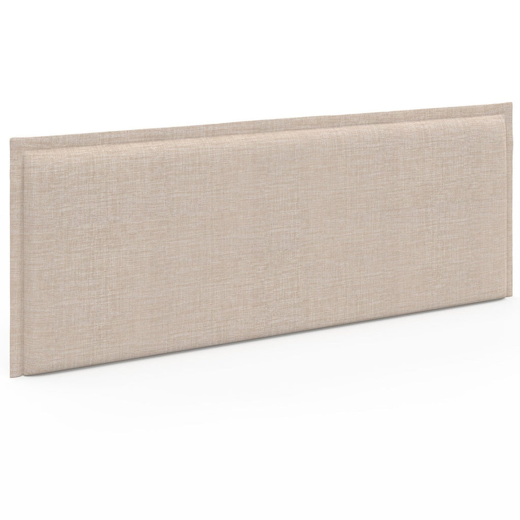 Tête de lit suspendue ALHYA 160 cm en tissu beige lin