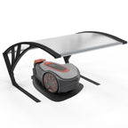 Abri de protection anti-UV en polycarbonate pour robot tondeuse gris anthracite