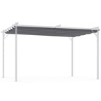Toiture rétractable de rechange gris anthracite pour pergola 3x4 m